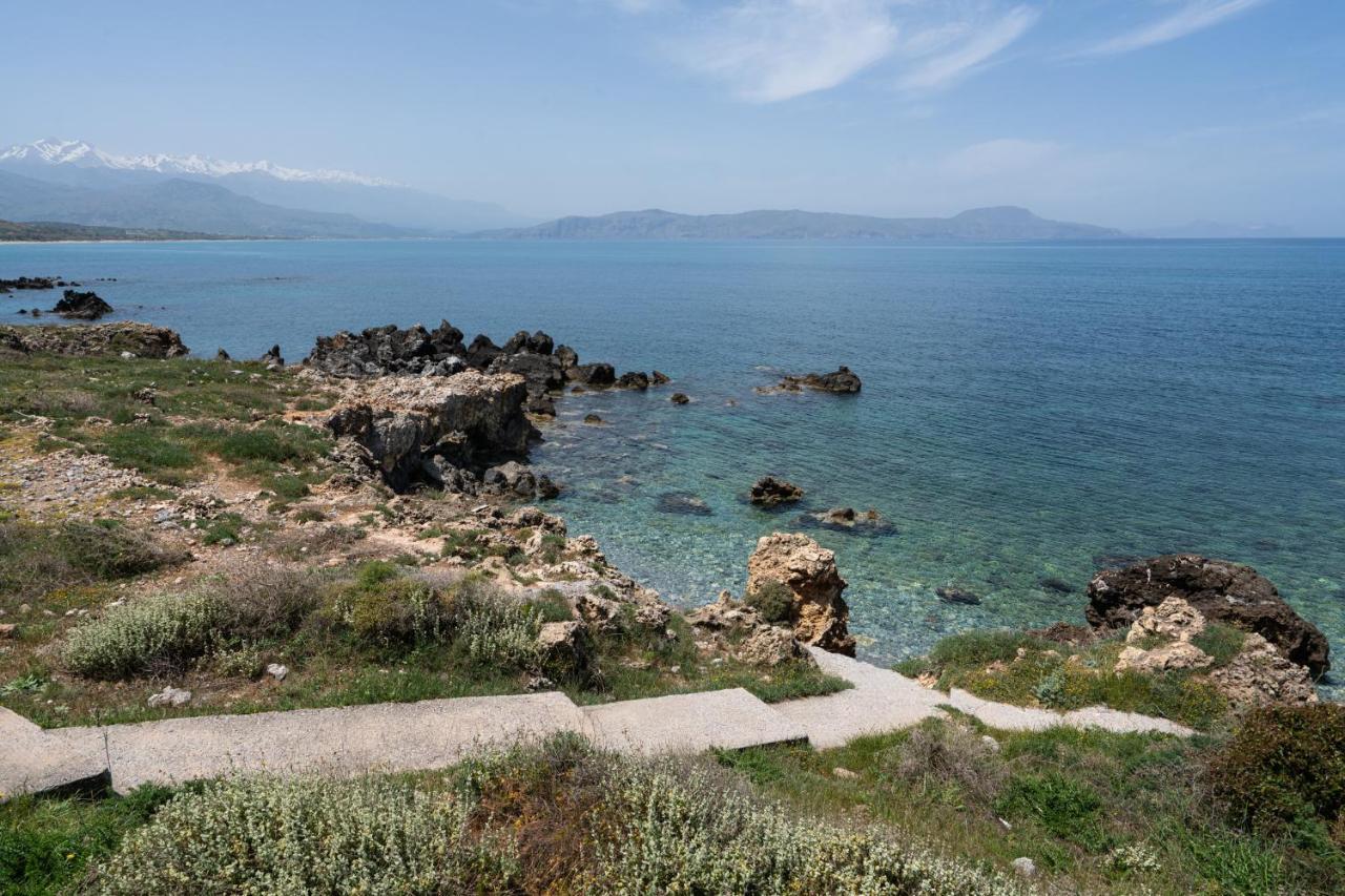 Beachfront Family Villa Katerina With Private Pool, Playground, Bbq & Amazing Sea Views! Petres  외부 사진