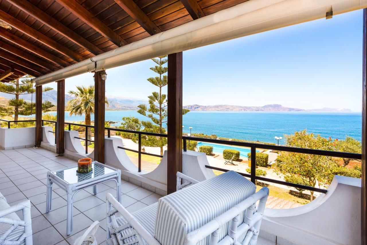 Beachfront Family Villa Katerina With Private Pool, Playground, Bbq & Amazing Sea Views! Petres  외부 사진